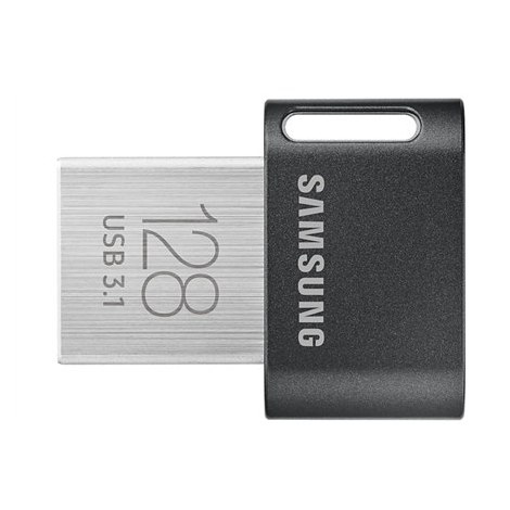 Samsung FIT Plus MUF-128AB/APC 128 GB, USB 3.1, czarny/srebrny